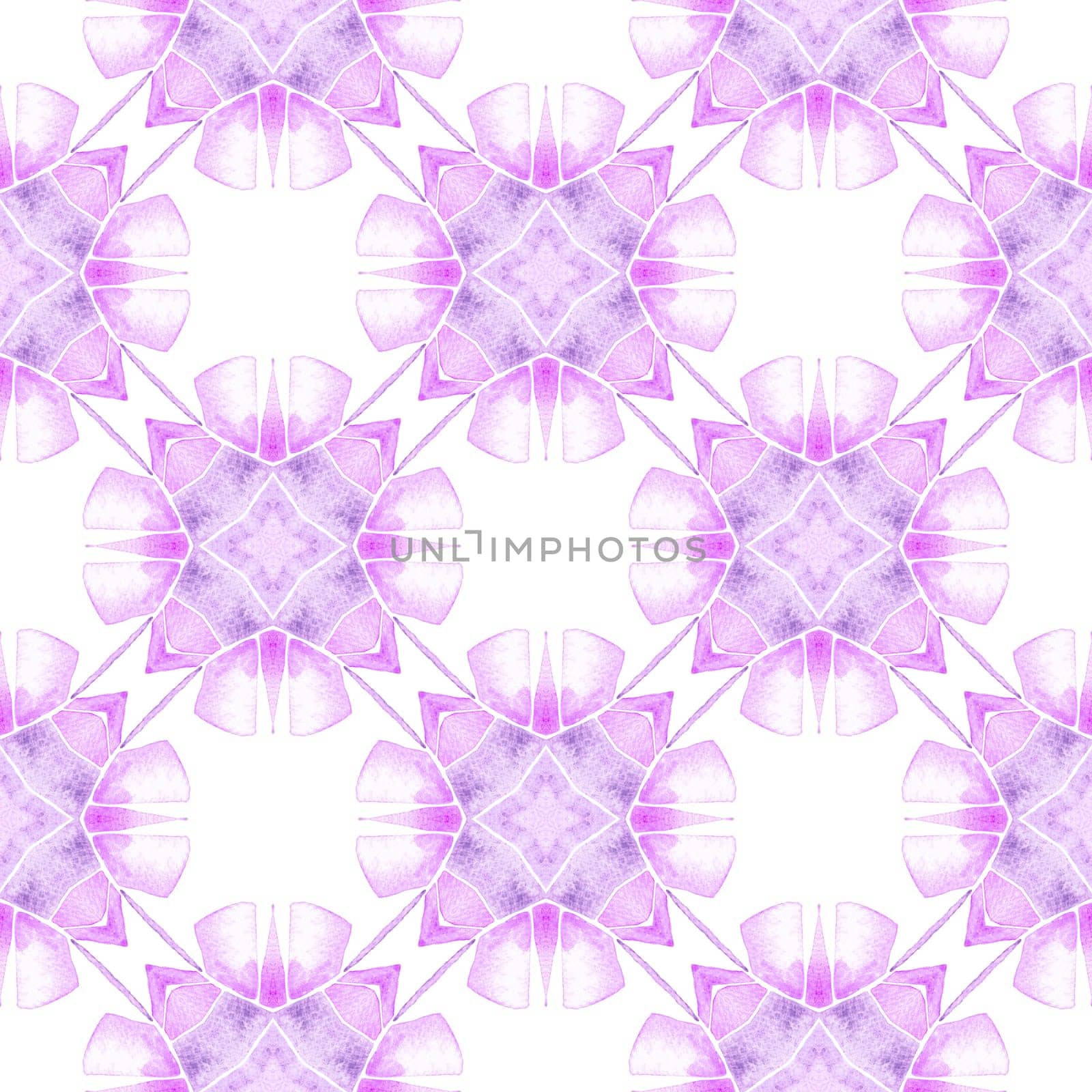 Textile ready incredible print, swimwear fabric, wallpaper, wrapping. Purple authentic boho chic summer design. Repeating striped hand drawn border. Striped hand drawn design.