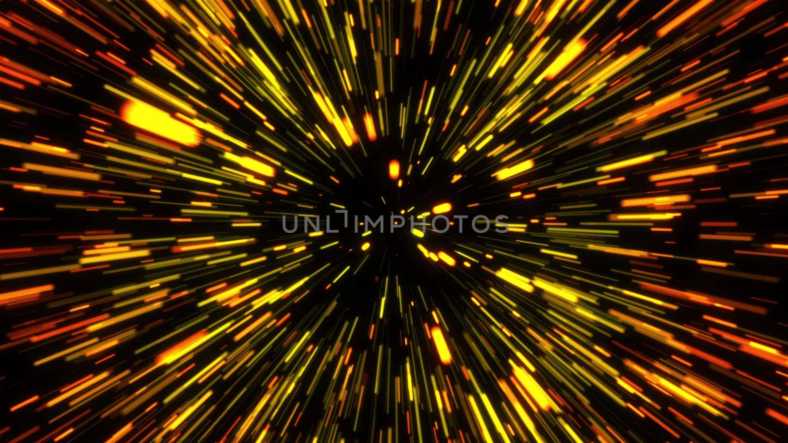 Hyper jump, Speed of light. Computer generated 3d render