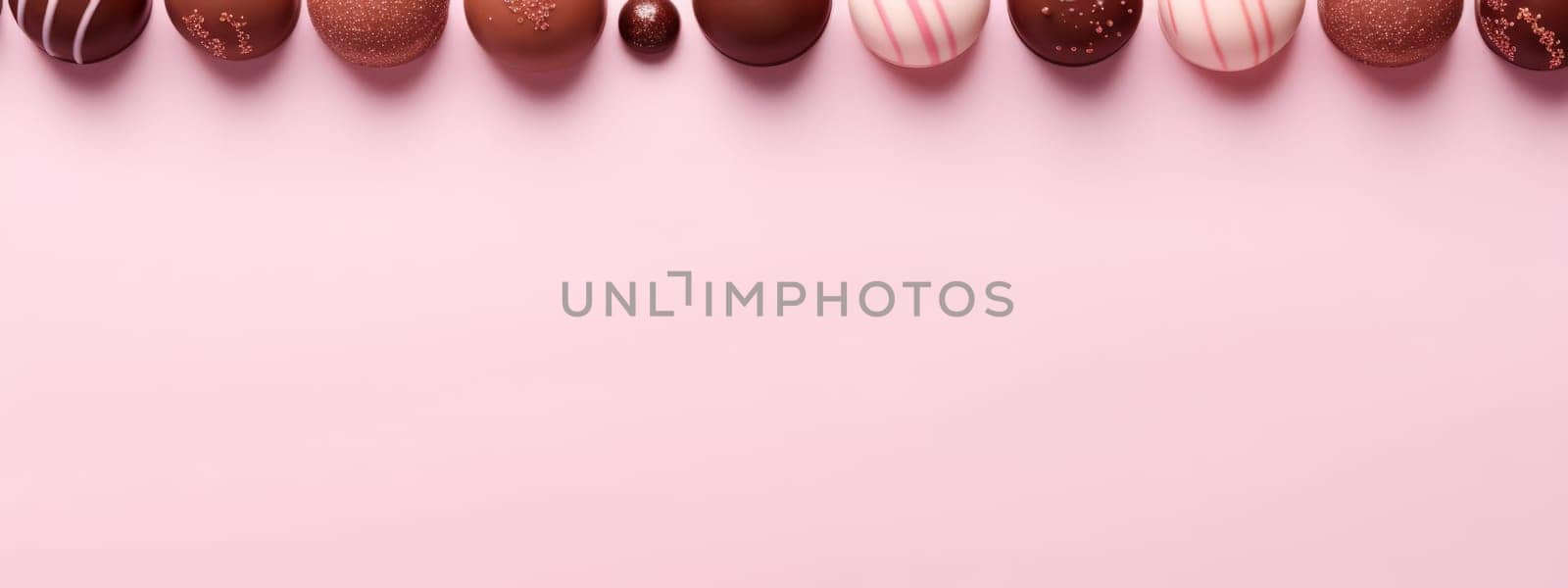 Chocolate pink candy seamless texture background