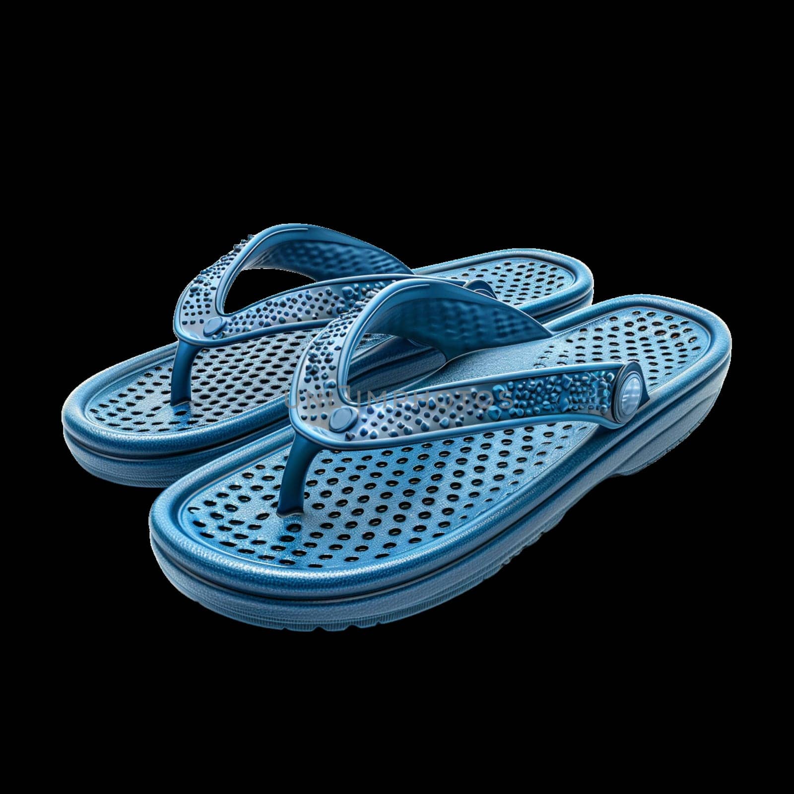 Flipflops Shoes Png Isolated on Transparent Background. Cutout Design Element. Ai generated