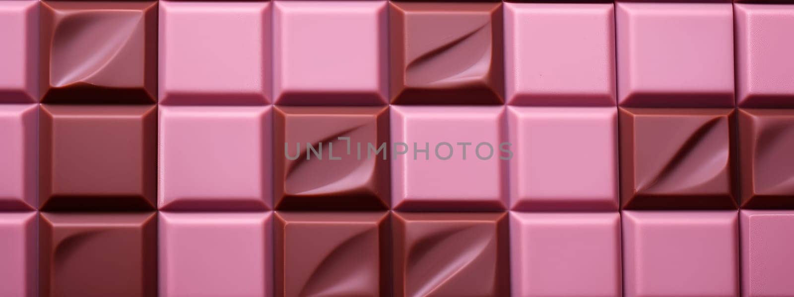 Pink chocolate seamless texture background. by Artsiom