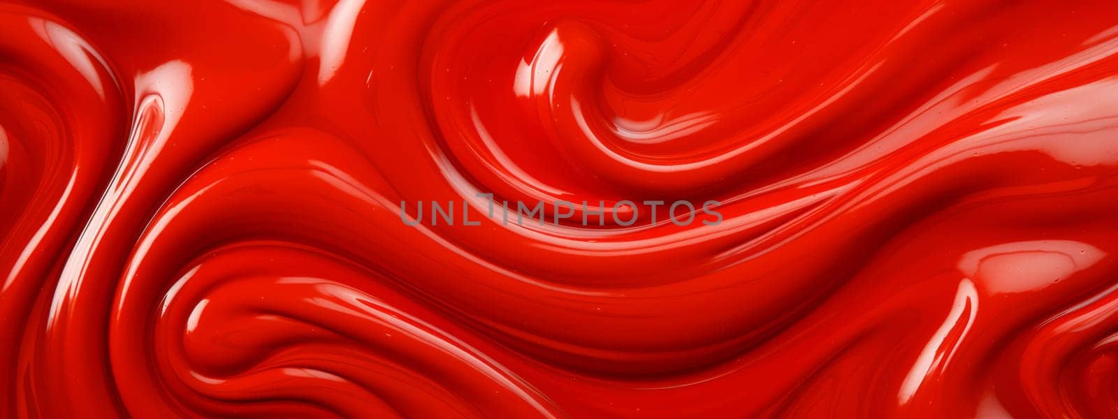 Tomato paste or ketchup seamless texture background. by Artsiom