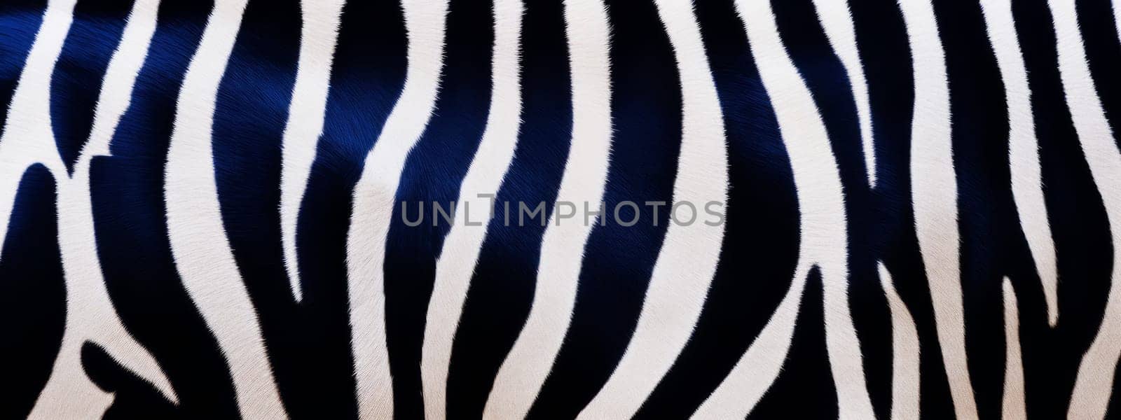 Zebra seamless pattern background. Animal skin texture in retro fashion style. by Artsiom