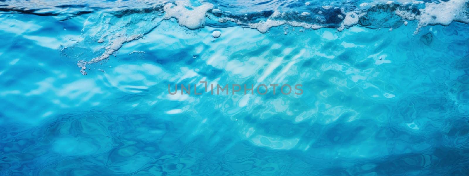 Underwater empty ocean or sea texture seamles background