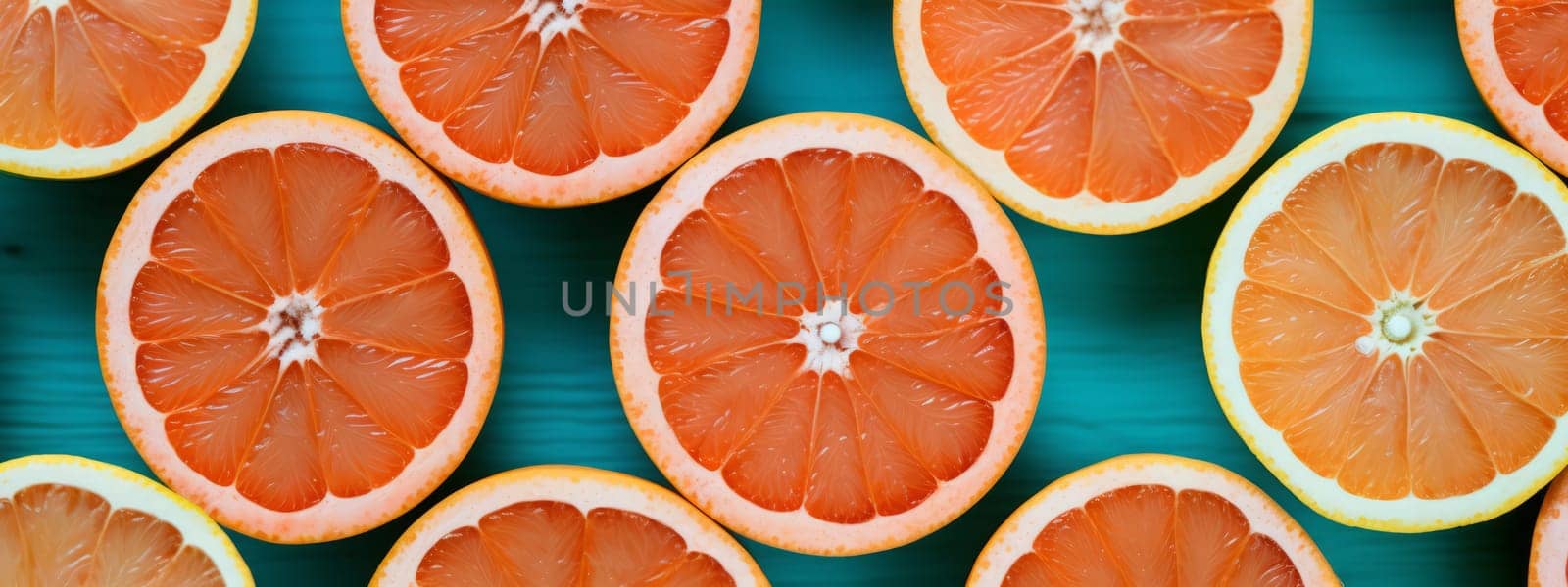 Close-up Grapefruit slices abstract texture background
