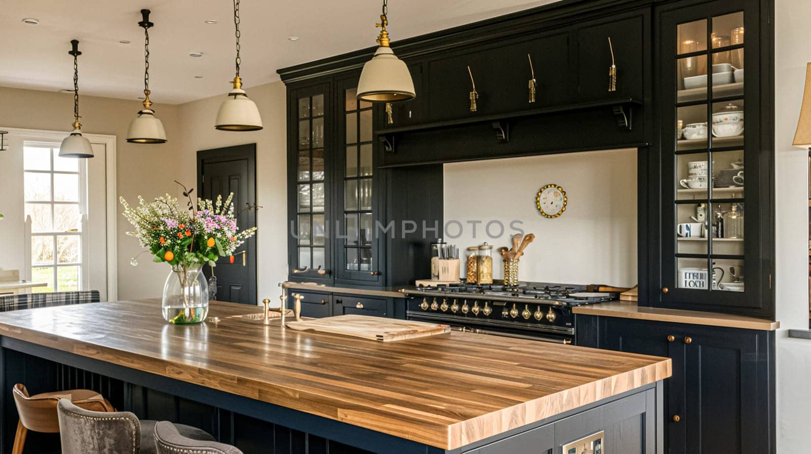 Bespoke kitchen design, country house and cottage interior design, English countryside style renovation and home decor idea