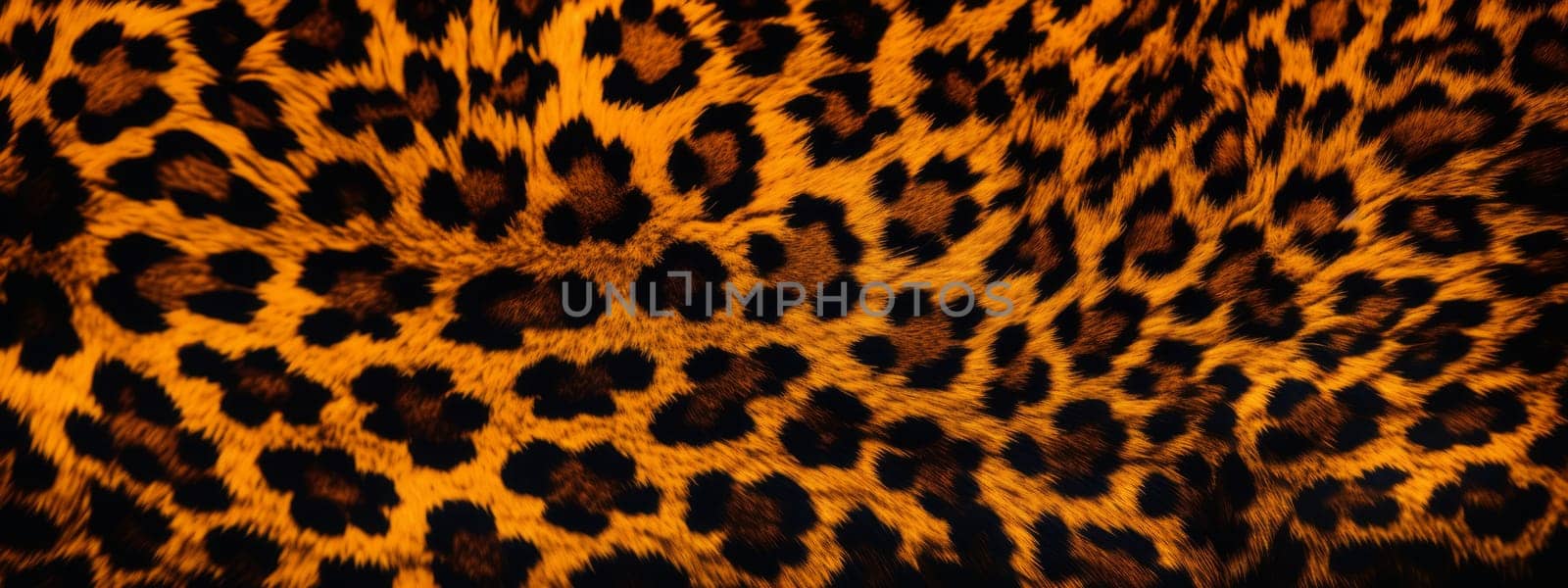 Leopard skin seamless pattern background. Animal skin texture in retro fashion style. by Artsiom