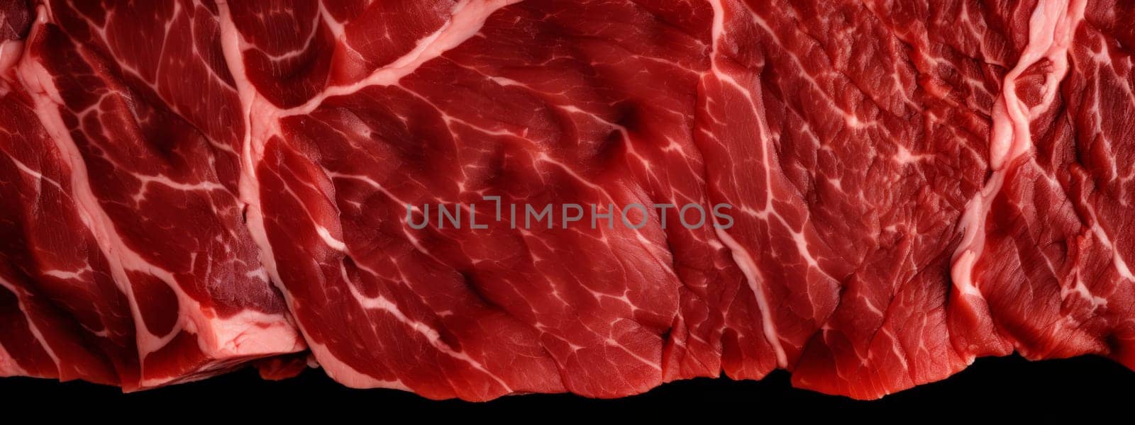 realistic red meat steak texture. 3d raw meat background. Cow cut steak pattern. by Artsiom