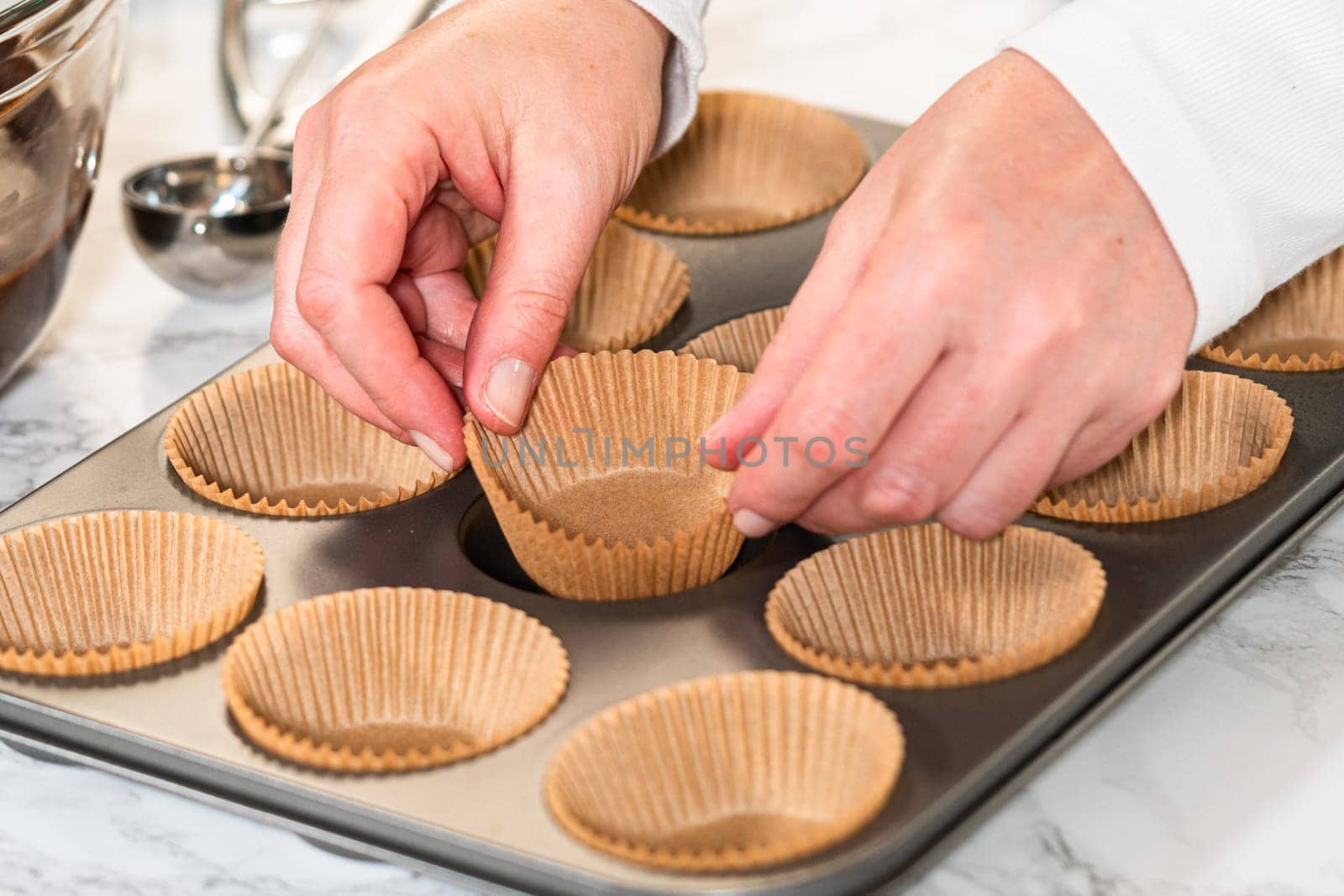 Baking Chocolate Cupcakes with Decadent Chocolate Frosting by arinahabich