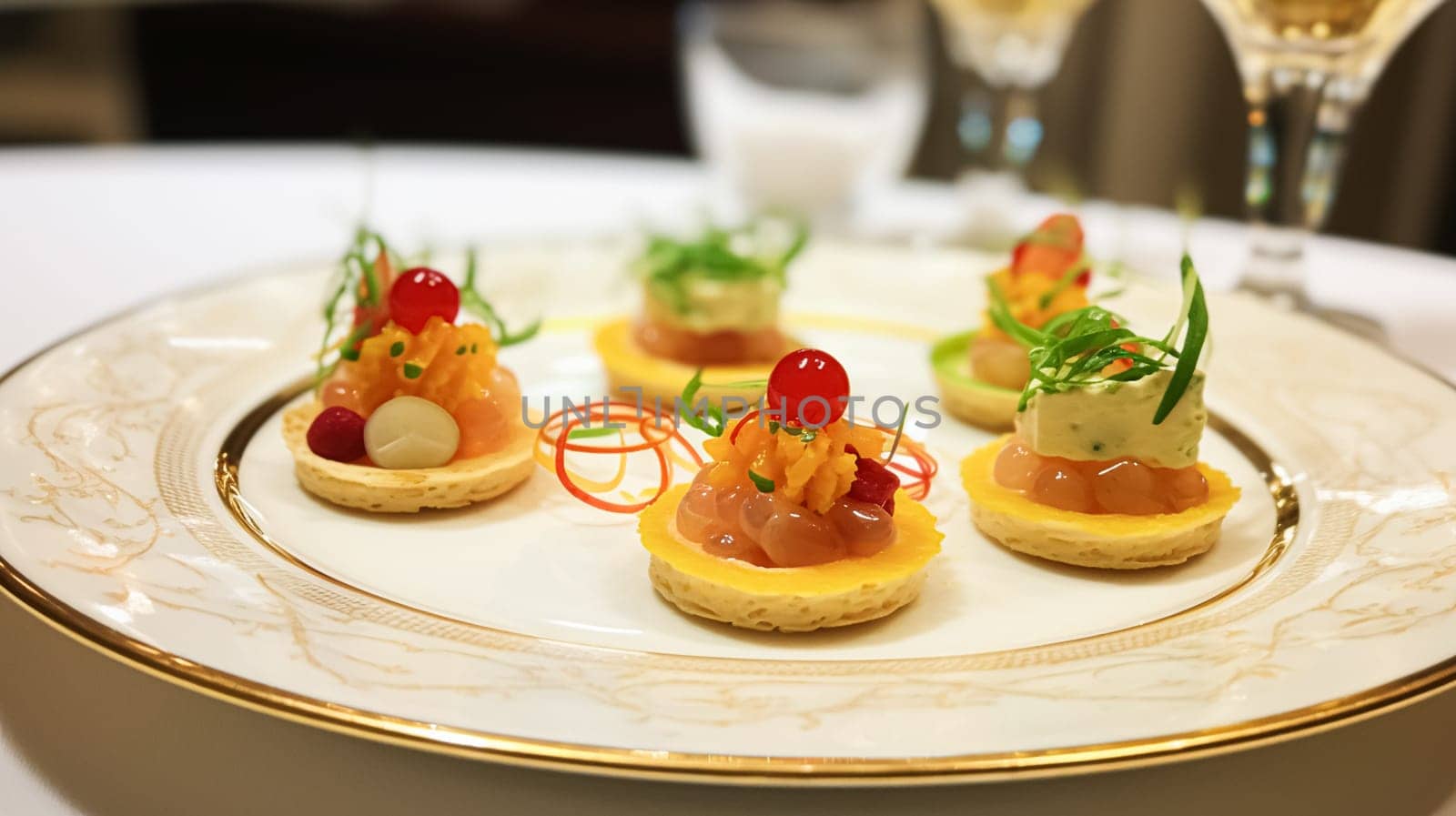 Food, hospitality and room service, starter appetisers as exquisite cuisine in hotel restaurant a la carte menu, culinary art and fine dining experience
