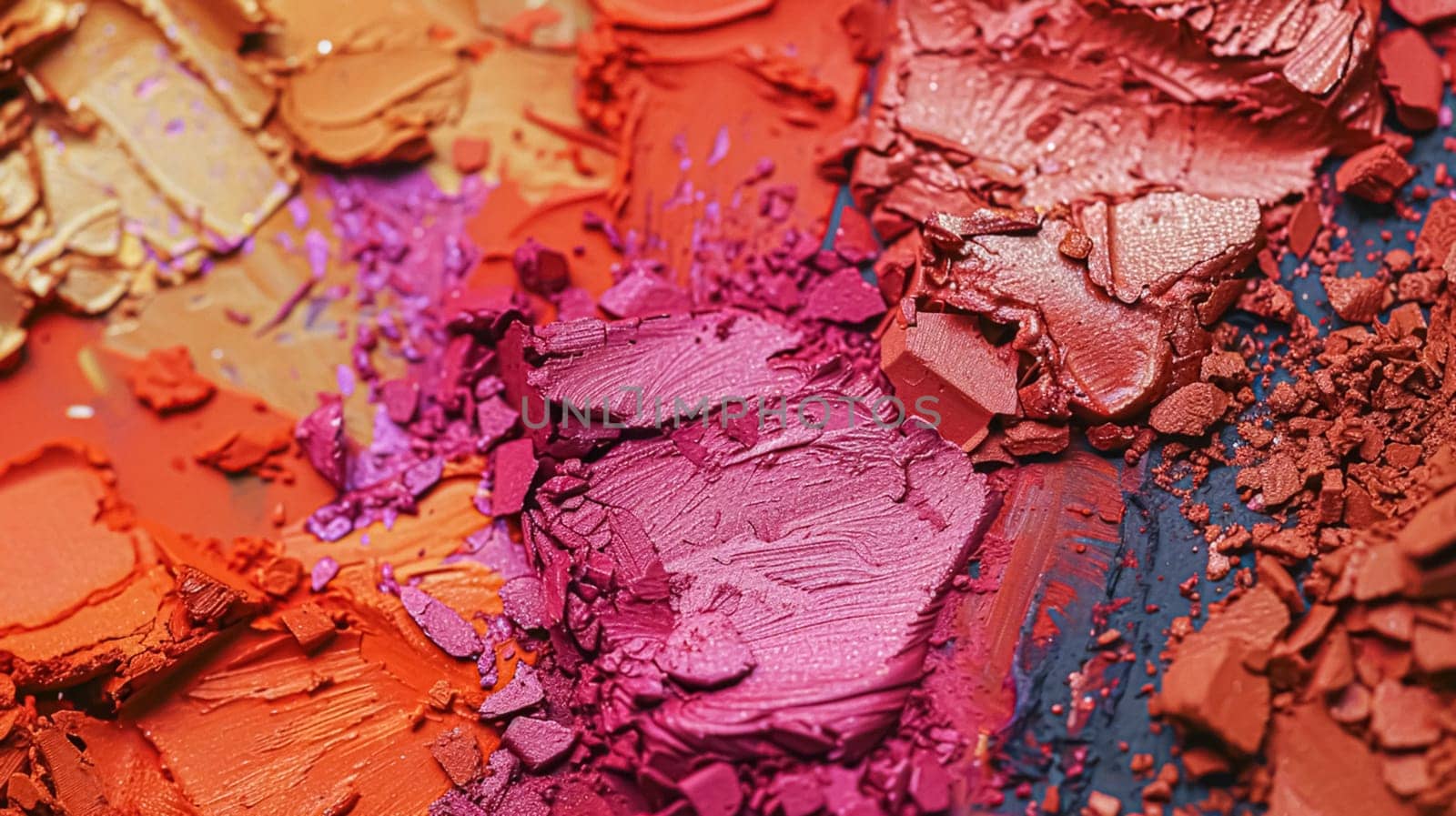 Abstract background for cosmetic products. Close-up of makeup texture, bright and sparkles beauty