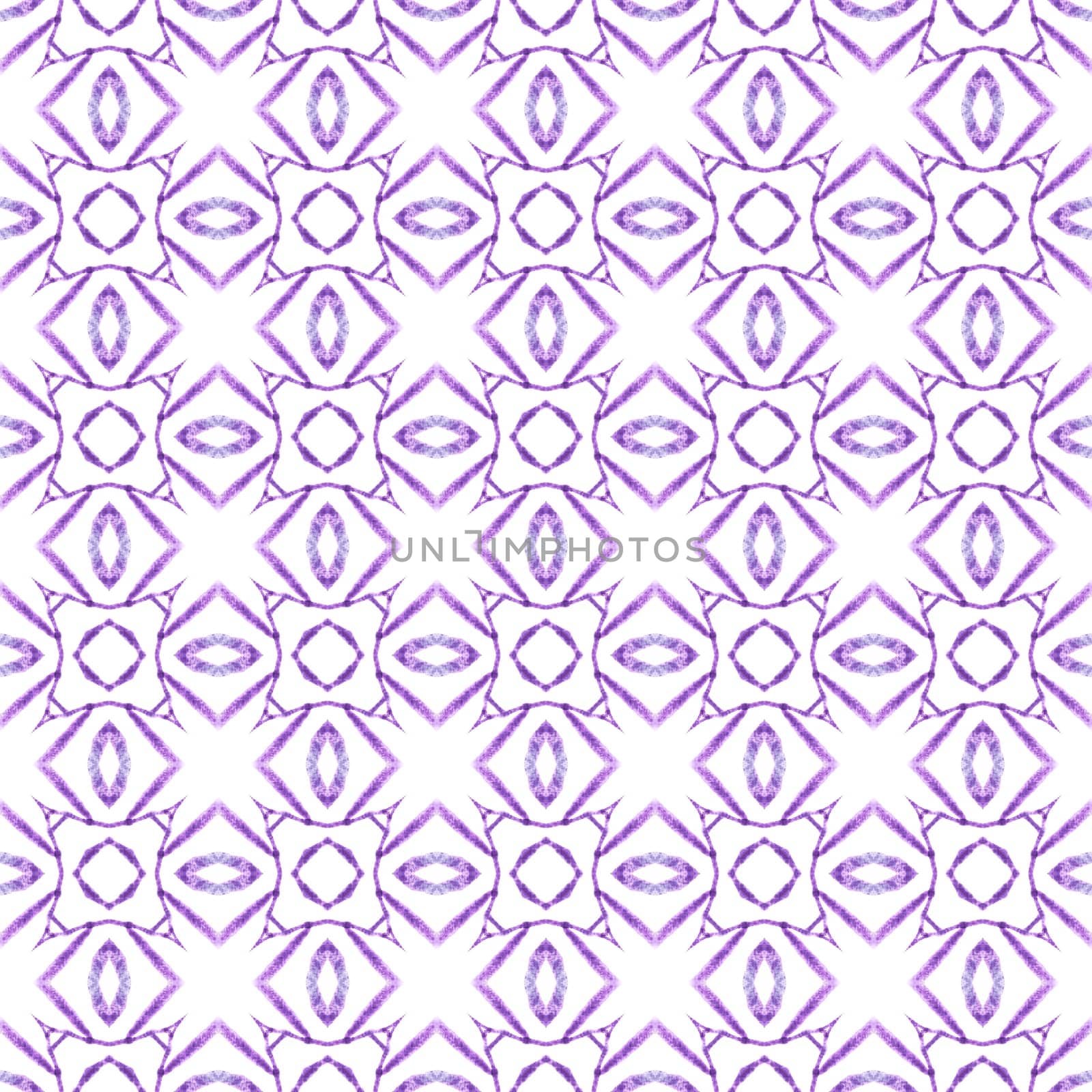 Striped hand drawn design. Purple radiant boho chic summer design. Textile ready amusing print, swimwear fabric, wallpaper, wrapping. Repeating striped hand drawn border.