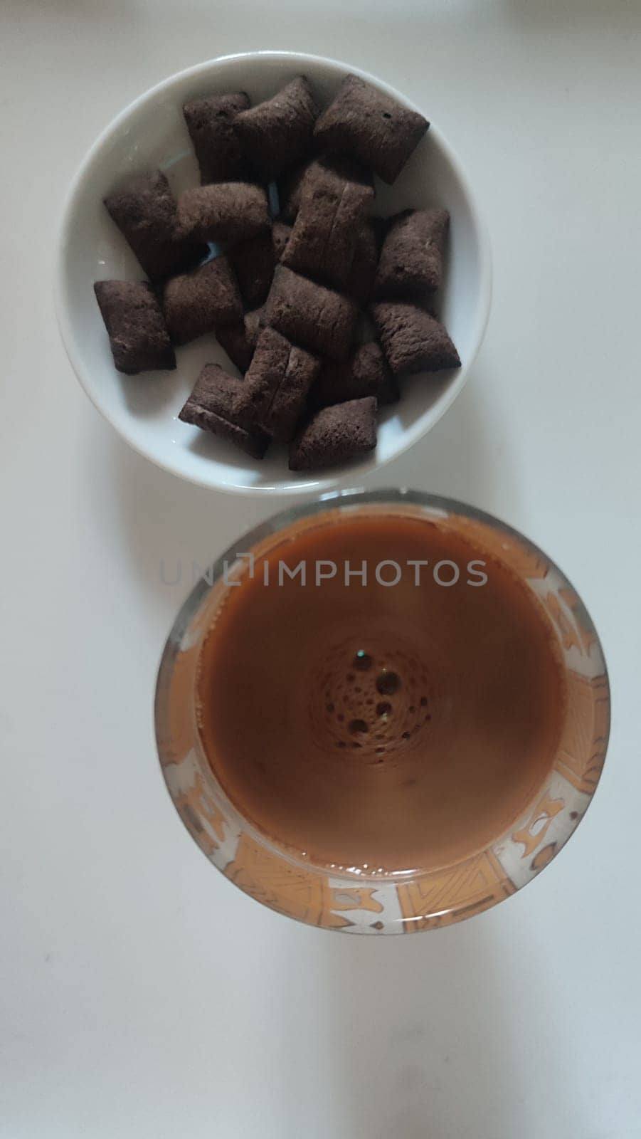 brown color coffee, sweet dessert chocolate, liquid foam drink. High quality photo