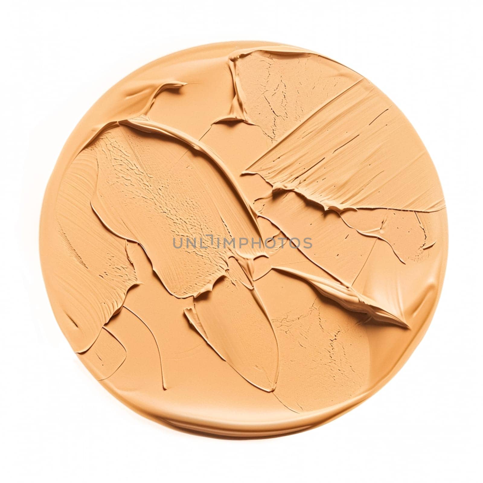 Make-up foundation texture as circle shape design, beauty product and cosmetics, makeup blush eyeshadow powder as abstract luxury cosmetic background by Anneleven