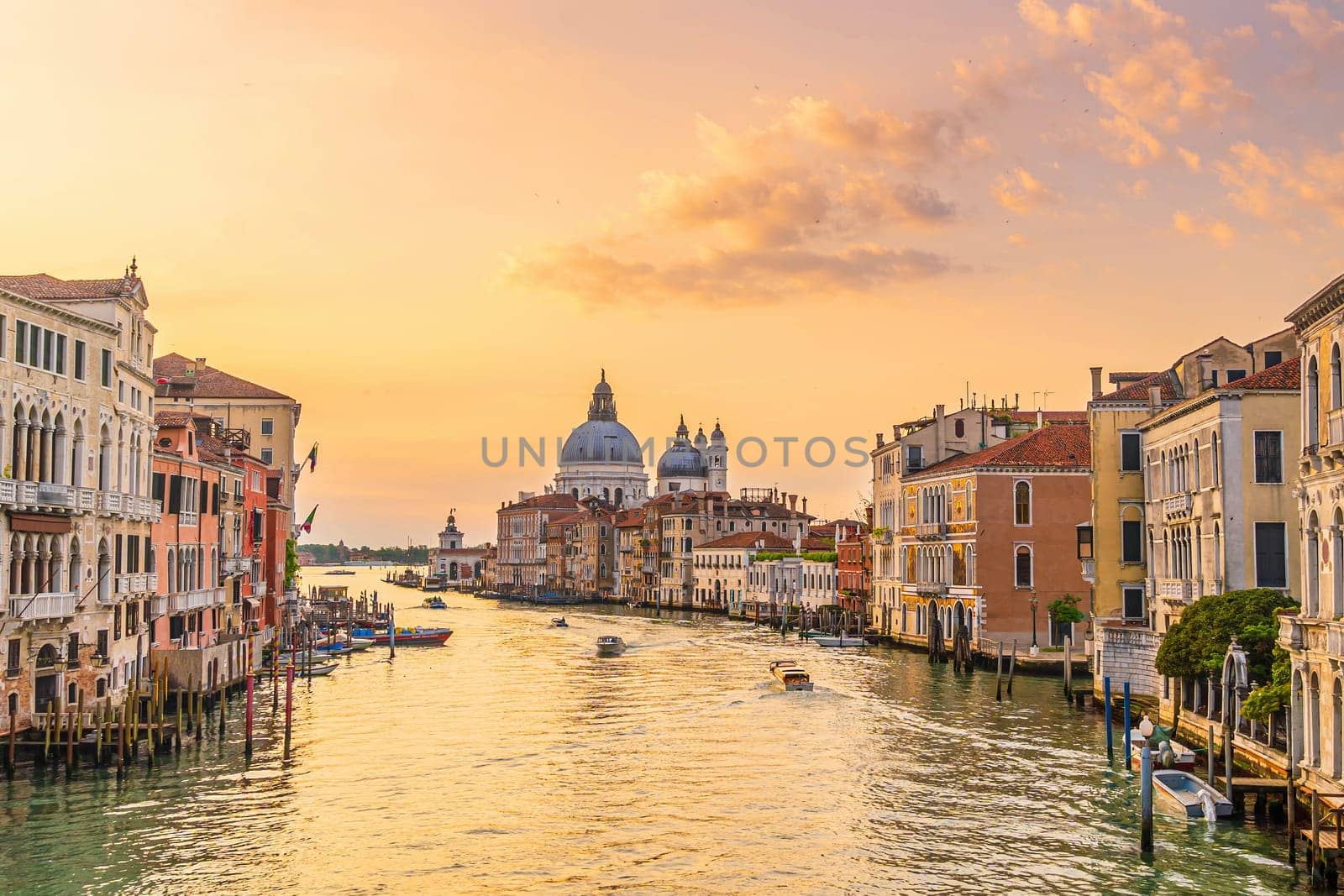 Romantic Venice. Cityscape of  old town and Grand Canal by f11photo