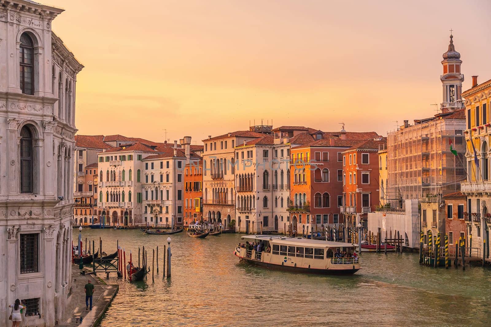 Romantic Venice. Cityscape of  old town and Grand Canal by f11photo