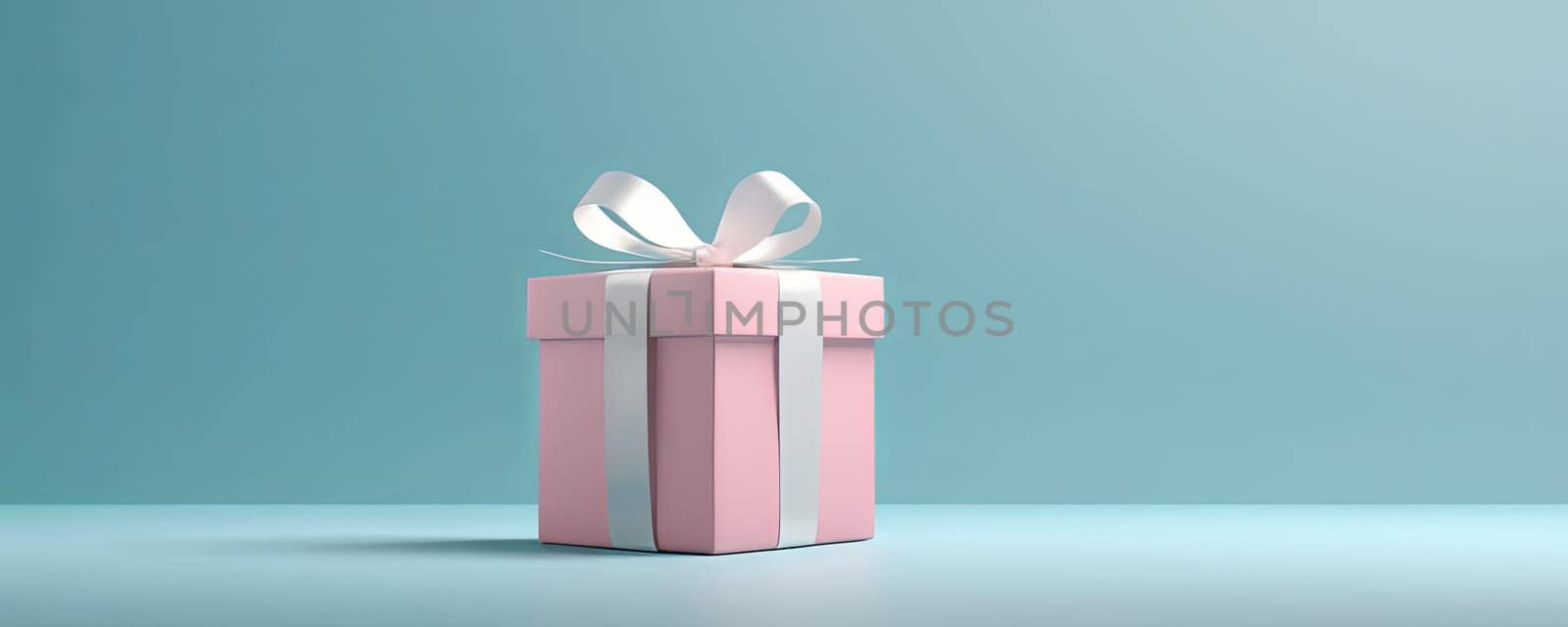 Gift boxes with red ribbons, white surface, teal background, celebration, gifting opportunity.