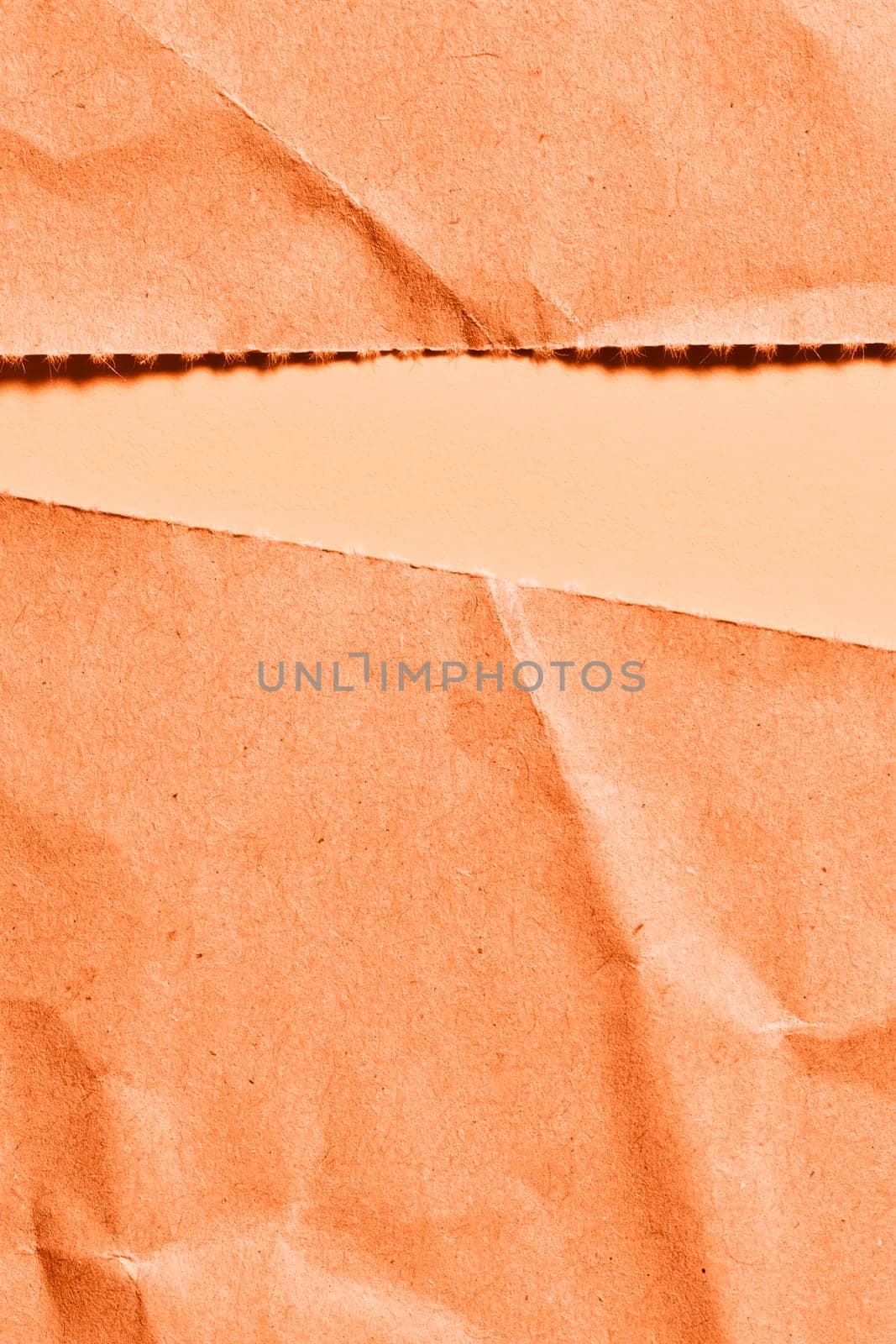 Abstract background with cut,  peach colored papers , decorative card
