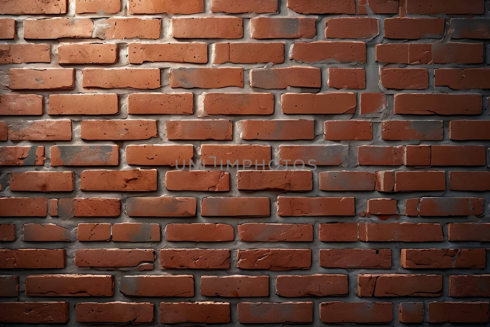 background of red old bricks .