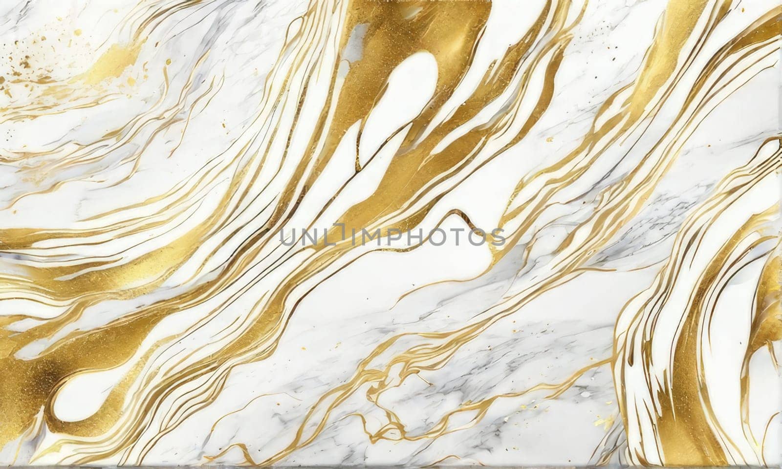 Luxury white golden marble texture background. Panoramic Marbling Texture Design for Banner, Wallpaper, Headlines, Website, Design Template.