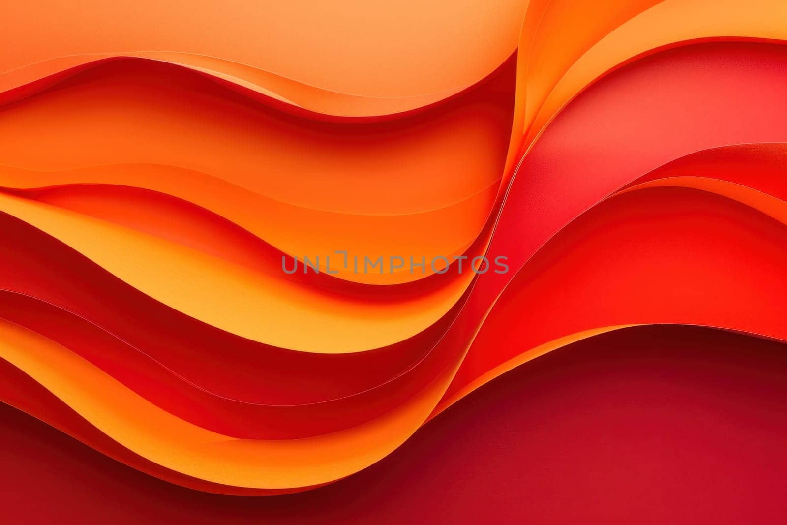 Abstract red wave design with copy space for text on red background for travel, art, and fashion concepts