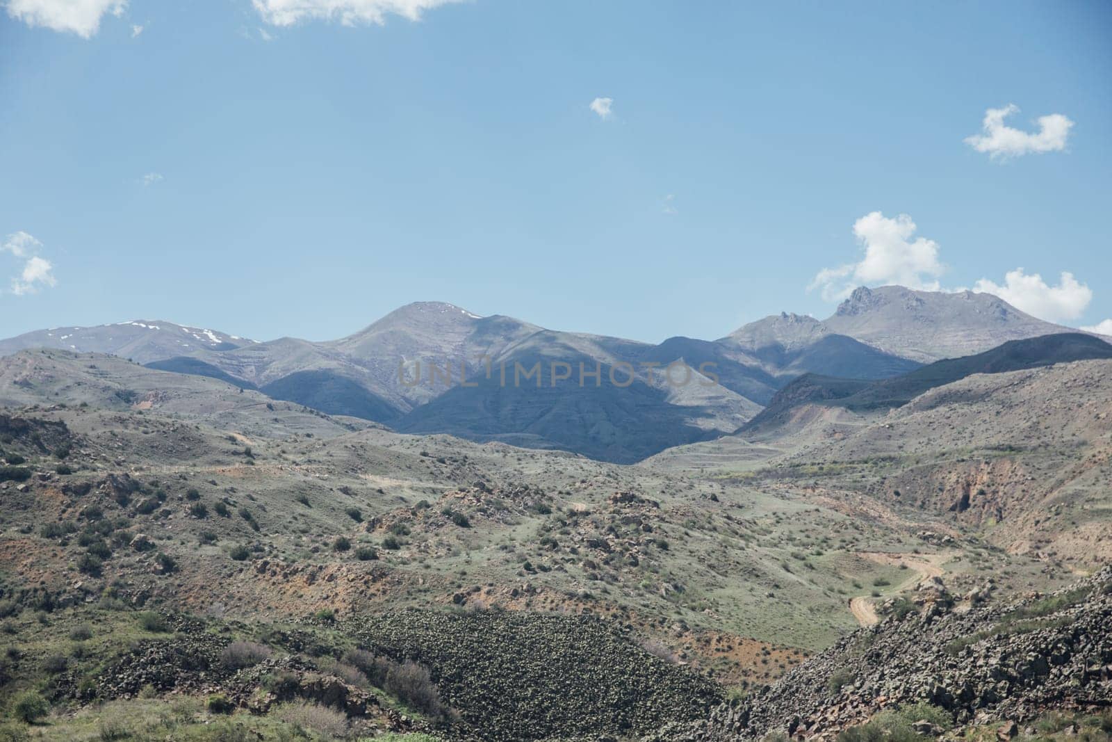 mountain landscape in the green mountains of Armenia