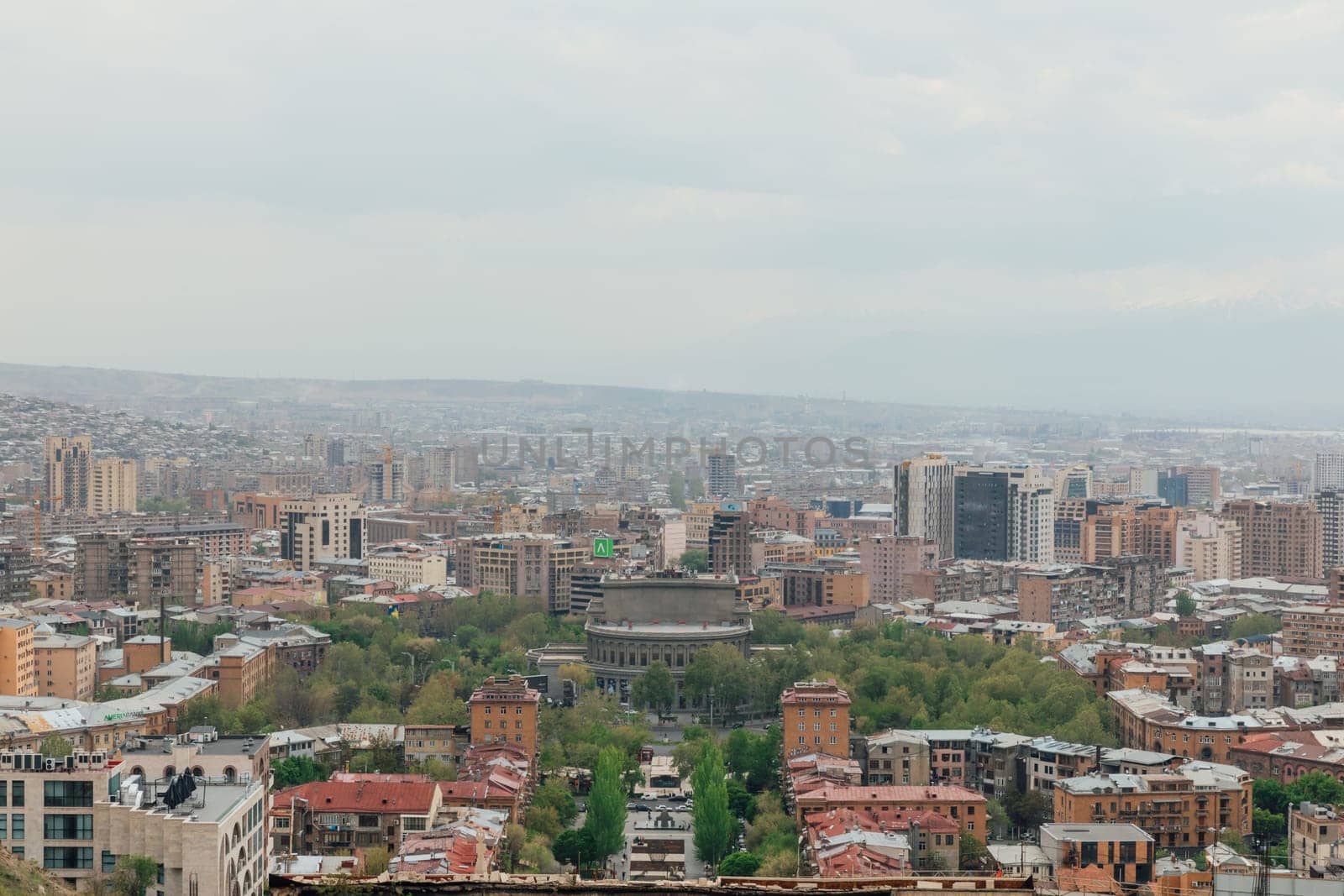 Yerevan, Armenia: city view from the Cascade fountain