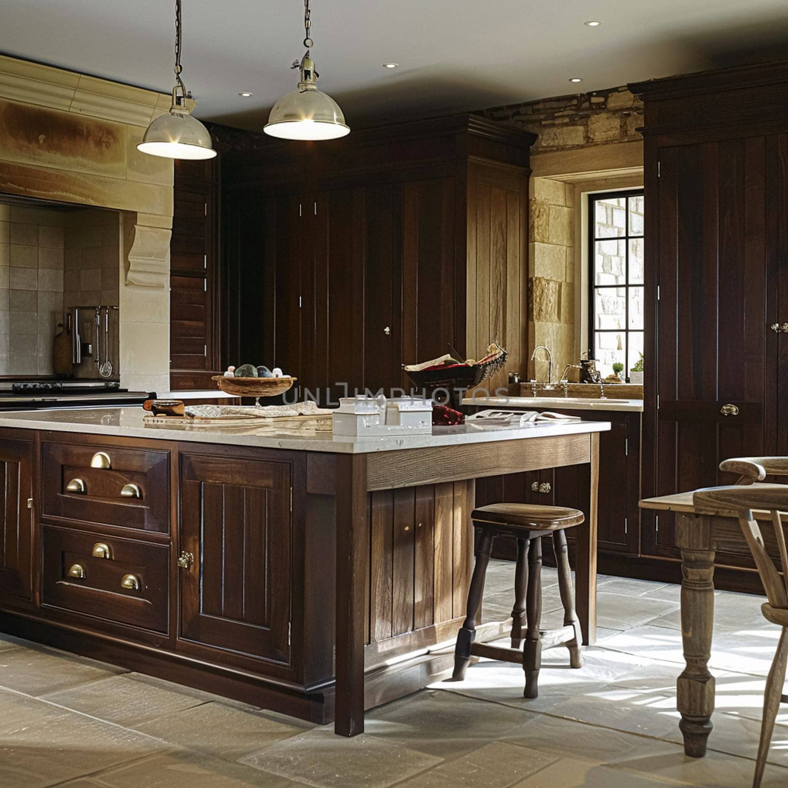 Bespoke kitchen design, country house and cottage interior design, English countryside style renovation and home decor idea