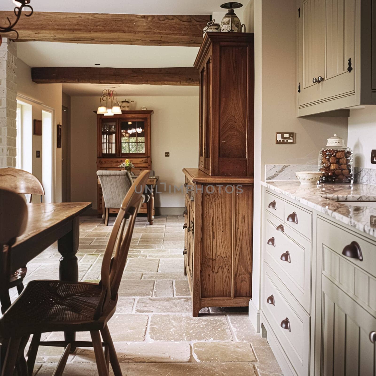 Bespoke kitchen design, country house and cottage interior design, English countryside style renovation and home decor idea