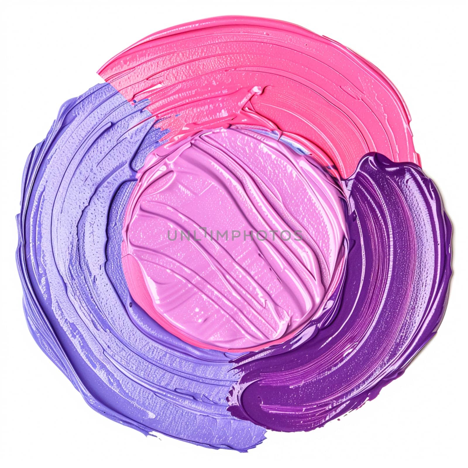 Beauty product and cosmetics texture as circle shape design, makeup blush eyeshadow powder as abstract luxury cosmetic background art