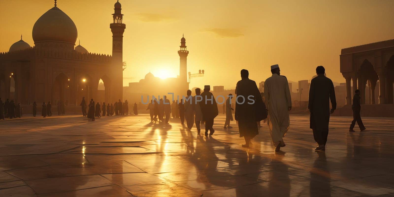 Sunset at the Mosque