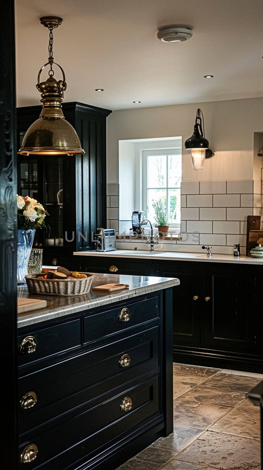 Bespoke kitchen design, country house and cottage interior design, English countryside style renovation and home decor idea