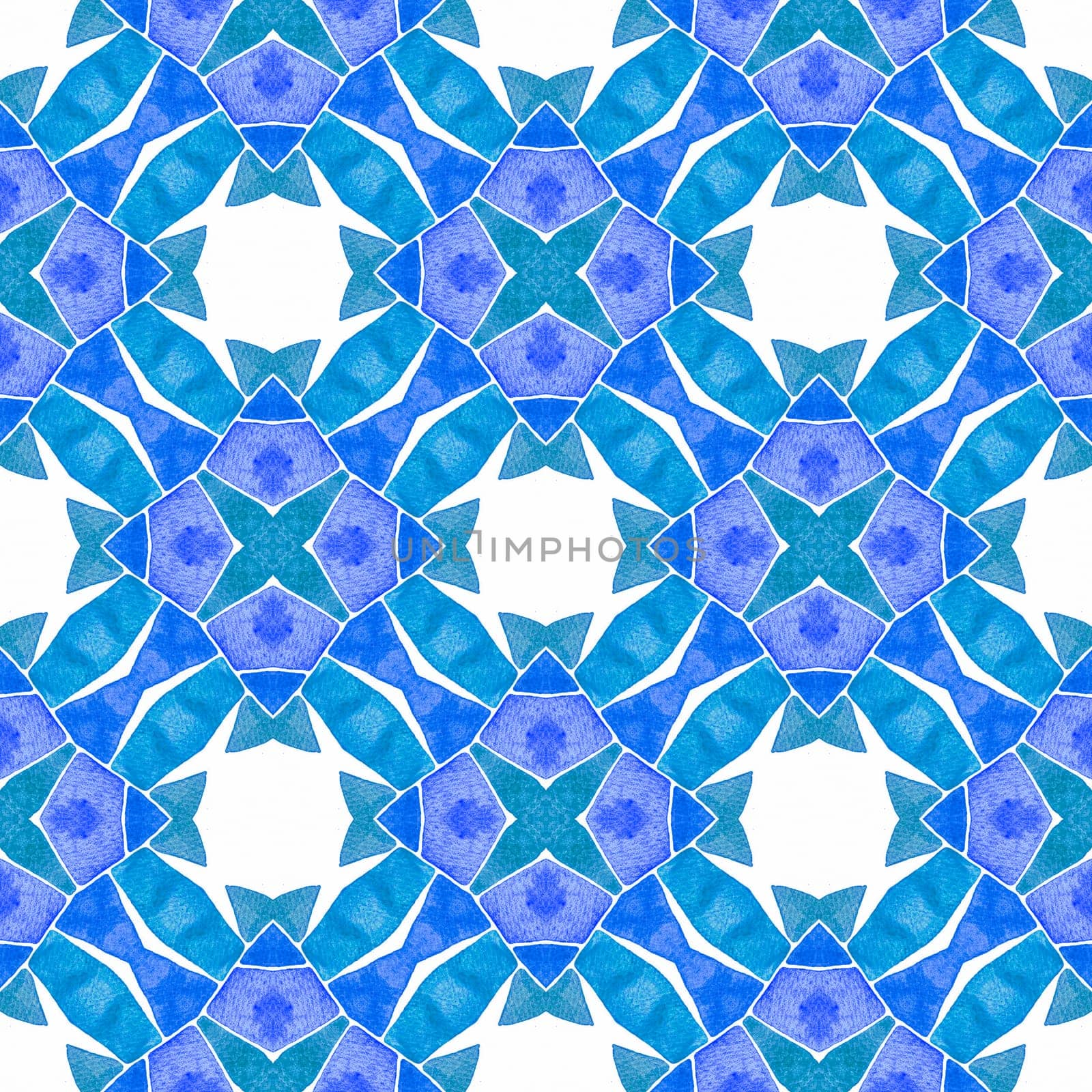 Tropical seamless pattern. Blue modern boho chic summer design. Hand drawn tropical seamless border. Textile ready imaginative print, swimwear fabric, wallpaper, wrapping.