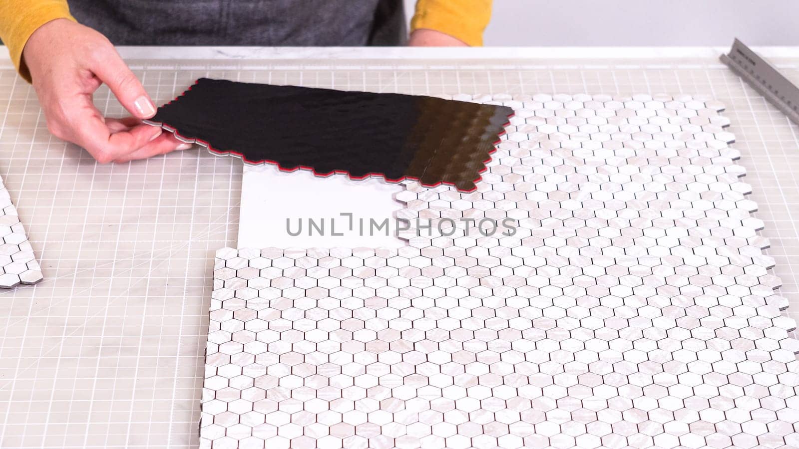 Creating a Stylish Backsplash with Peel and Stick Tiles by arinahabich