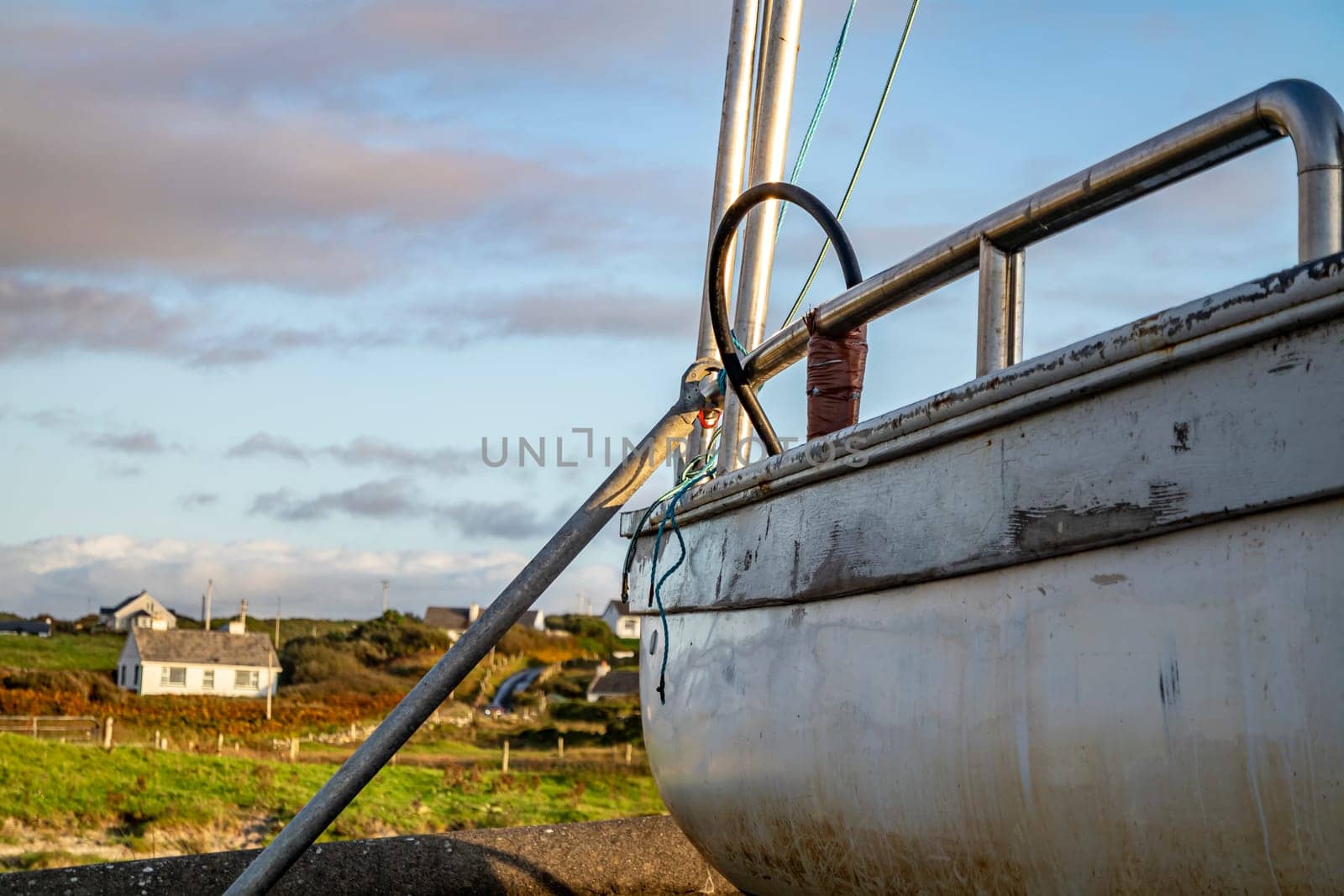 Vessel at Rosbeg harbour in County Donegal - Ireland