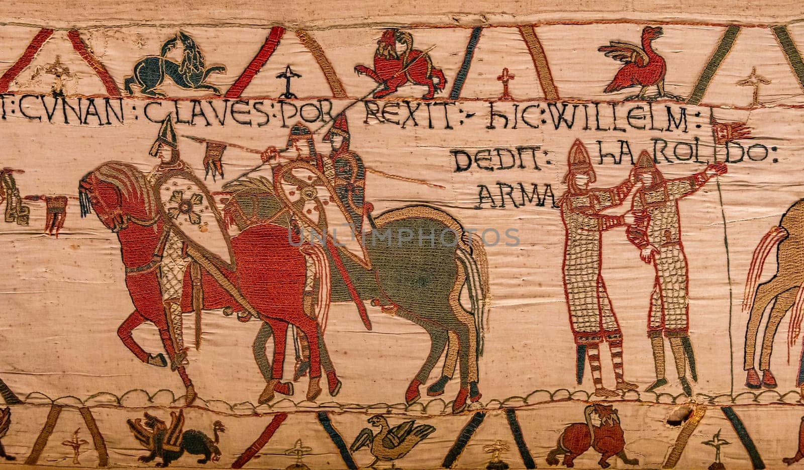 Bayeux tapestry, normandy, France by photogolfer