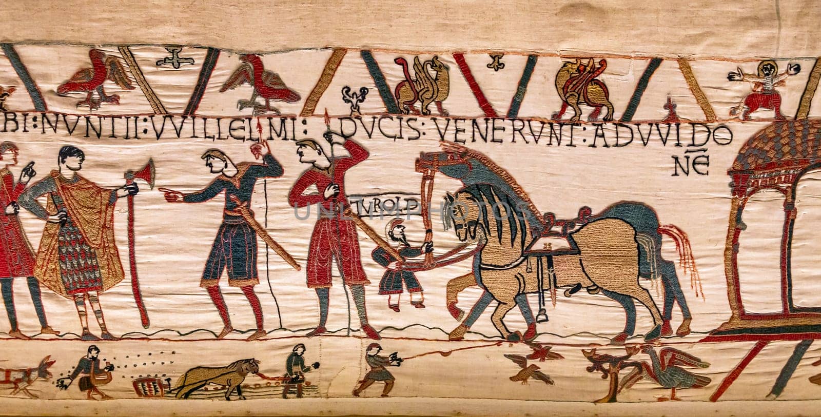 Bayeux tapestry, normandy, France by photogolfer