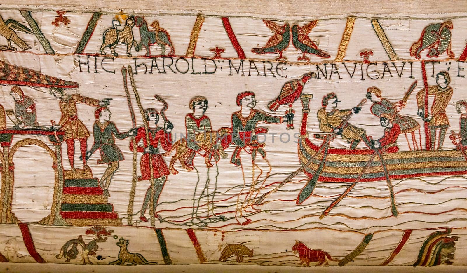 Bayeux tapestry, normandy, France by photogolfer