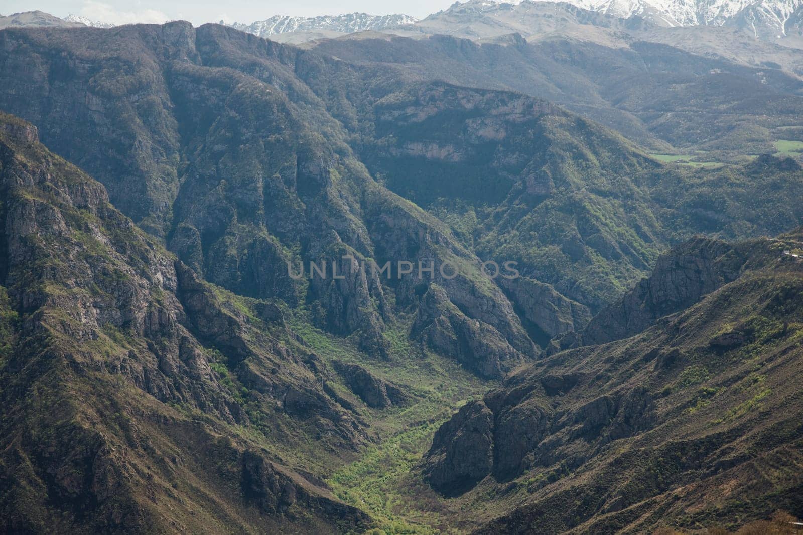 mountain landscape in the green mountains of Armenia