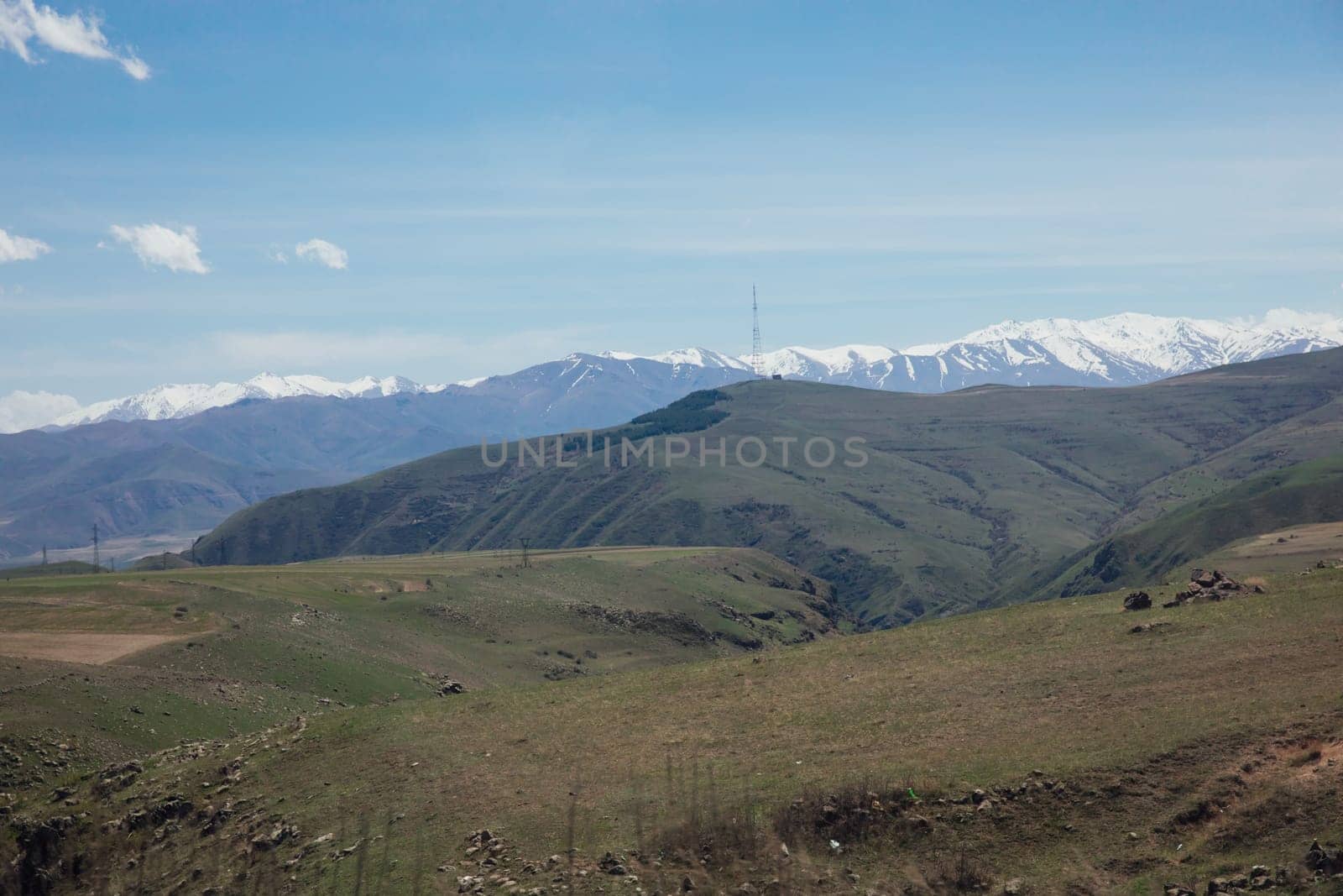 mountain landscape in the green mountains of Armenia