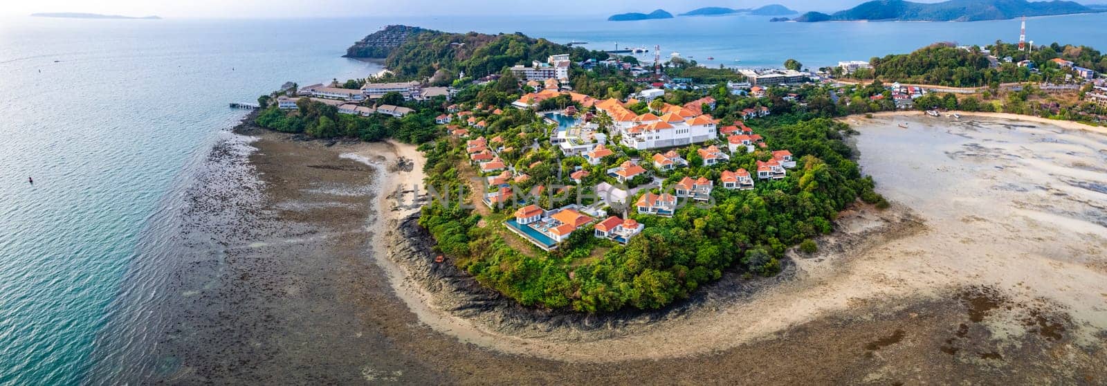 View of Cape Panwa beach in Phuket, Thailand, south east asia