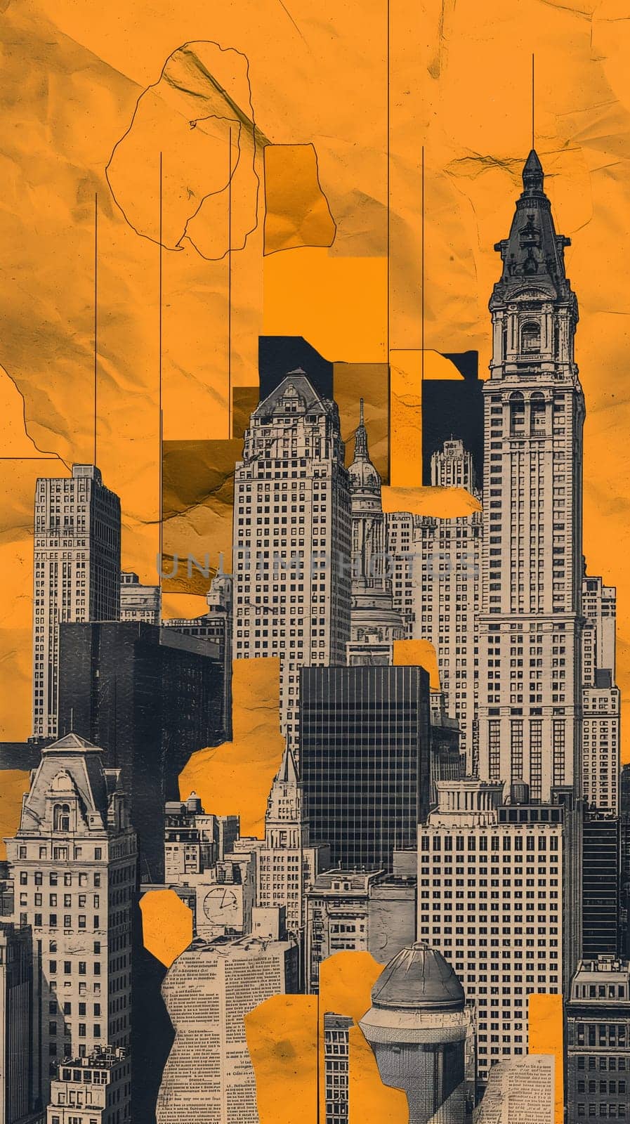 Urban Skyline Collage by chrisroll