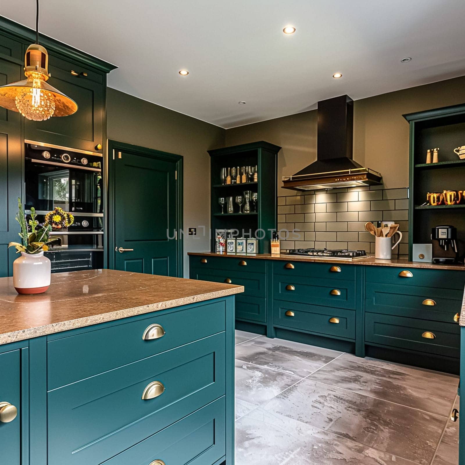 Bespoke kitchen design, country house and cottage interior design, English countryside style renovation and home decor idea