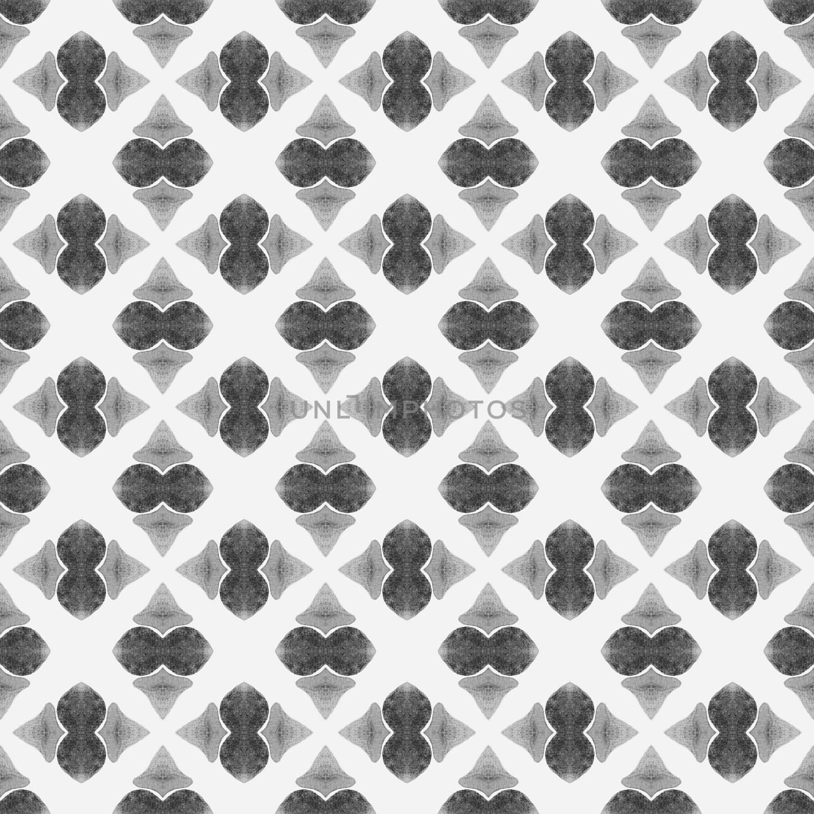 Textile ready grand print, swimwear fabric, wallpaper, wrapping. Black and white immaculate boho chic summer design. Summer exotic seamless border. Exotic seamless pattern.