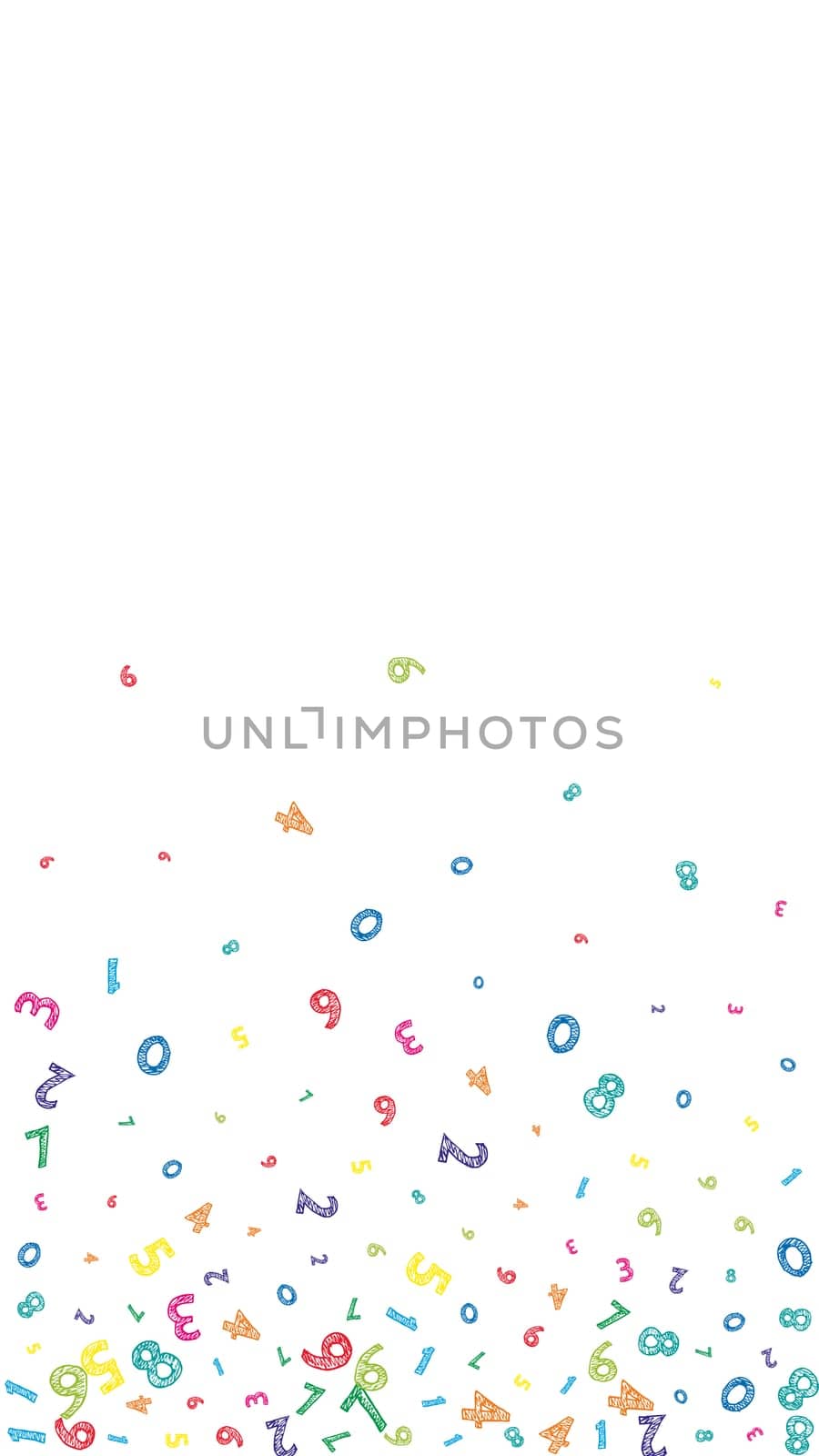 Scattered letters of latin alphabet. Colorful childish floating characters of English language. Foreign languages study concept. Back to school banner .