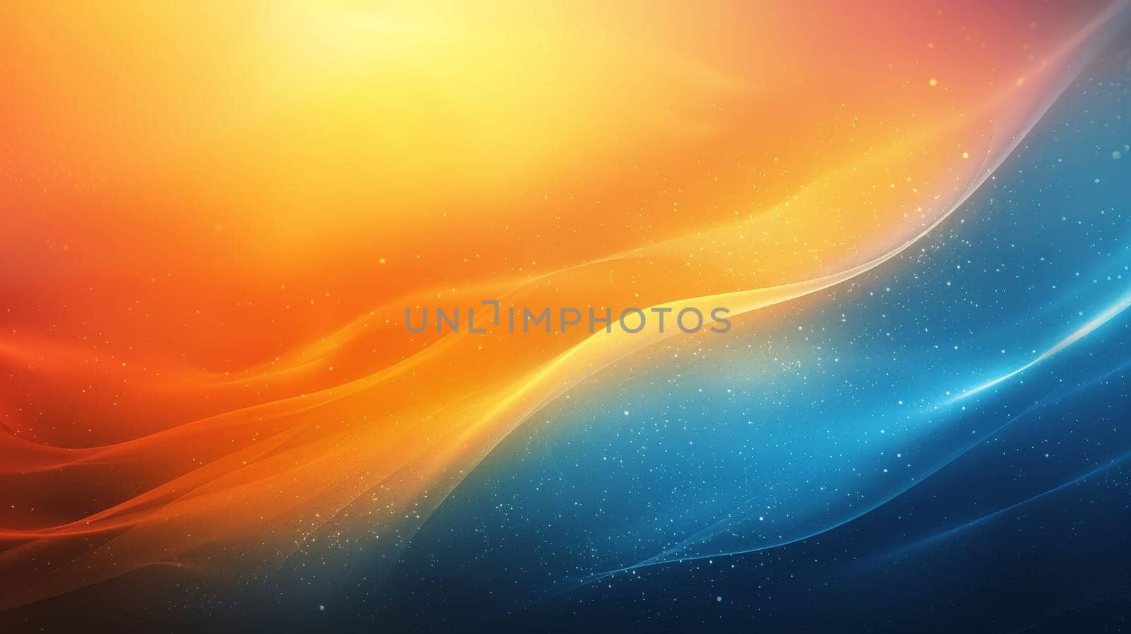 A colorful, abstract image with a blue, red, and yellow gradient. The colors are vibrant and the image has a sense of movement and energy