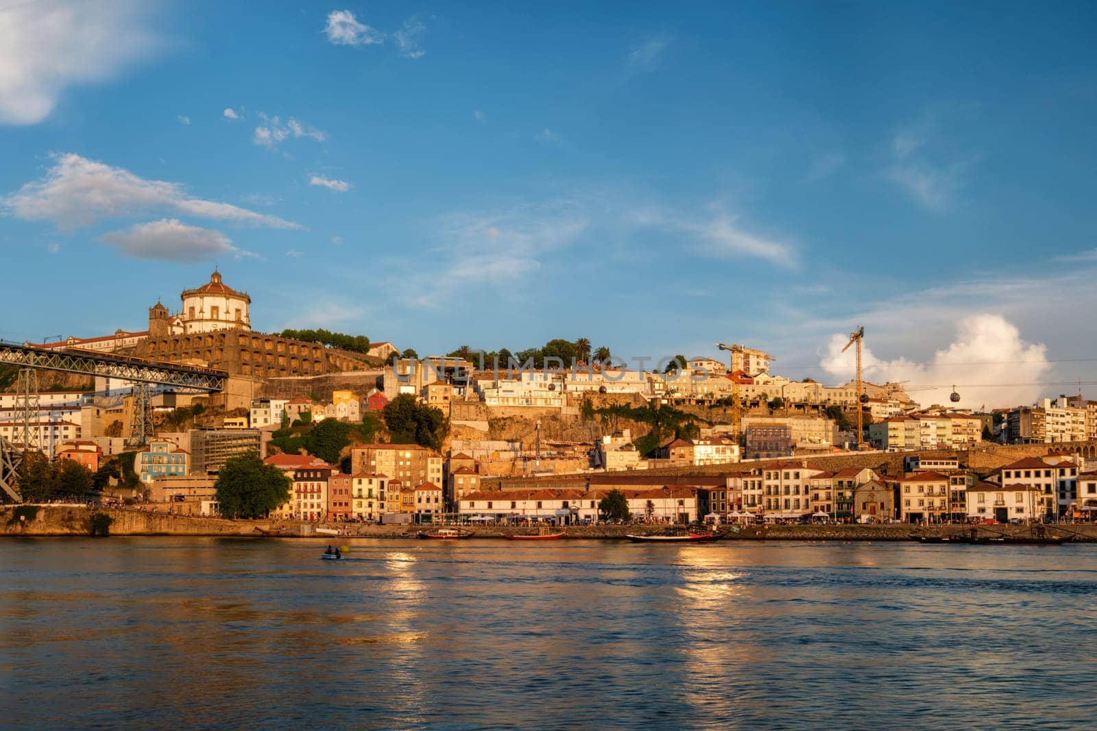 View of Vila Nova de Gaia city, Porto, Portugal by dimol