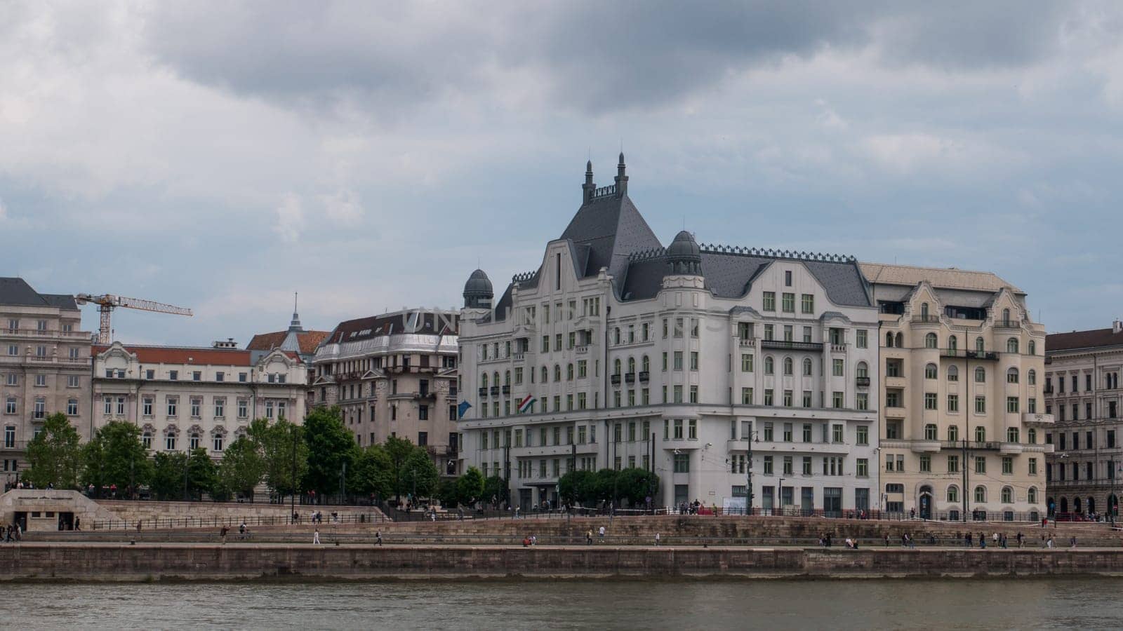 BUDAPEST, HUNGARY-2023-05-06: The Office Building of the Prime Minister of Hungary serves as the official workplace and administrative center for the country's head of government.