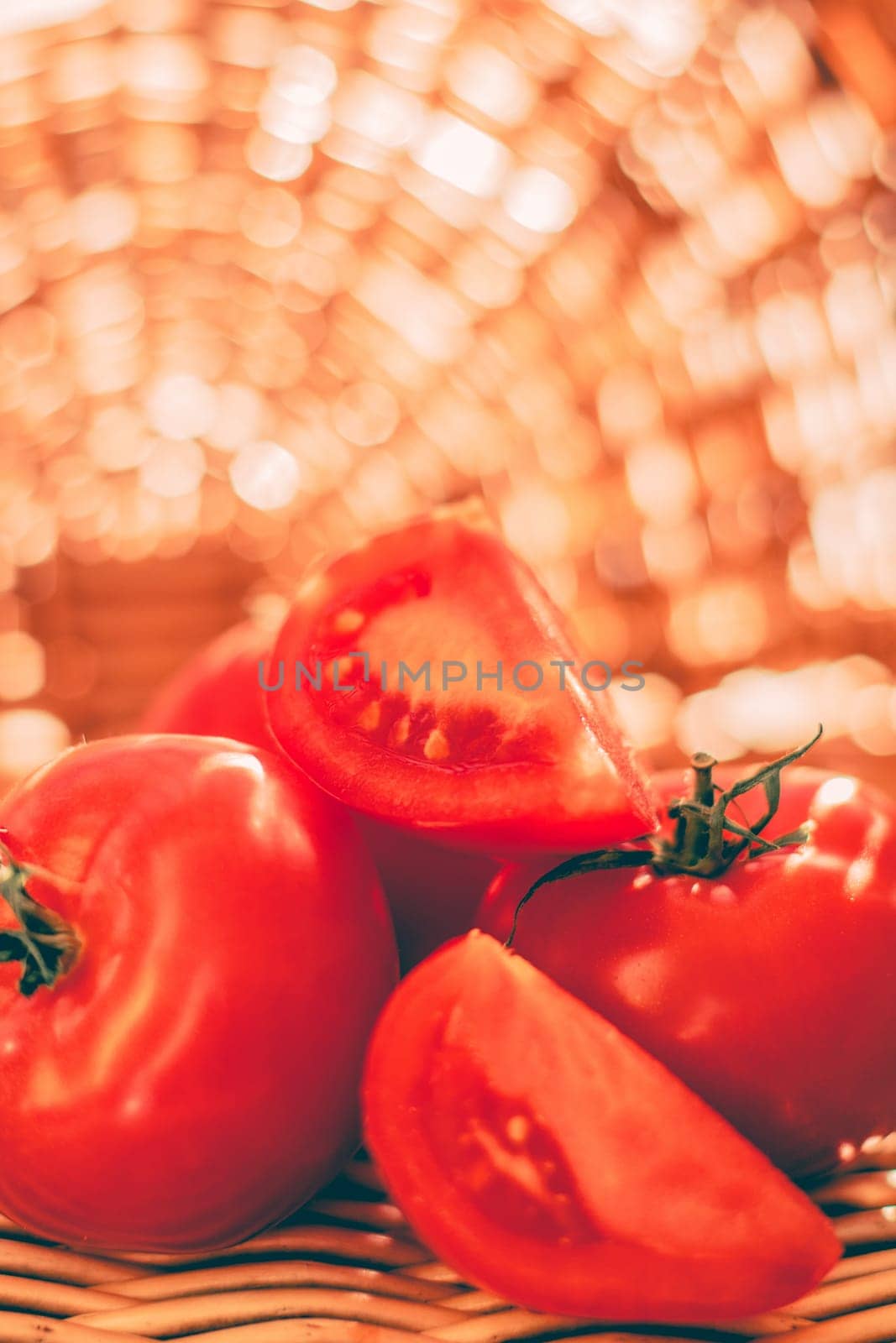 ripe tomatoes - organic vegetables and healthy eating styled concept, elegant visuals