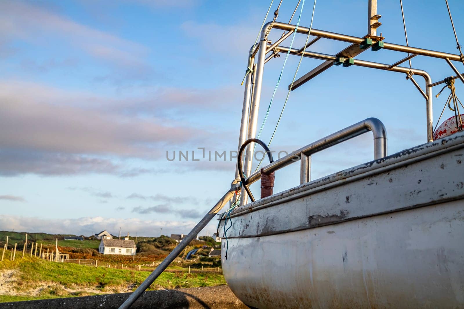 Vessel at Rosbeg harbour in County Donegal - Ireland